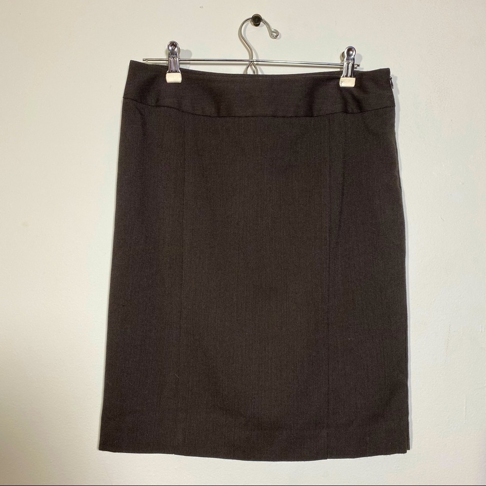 Kenneth Cole Brown Pencil Skirt